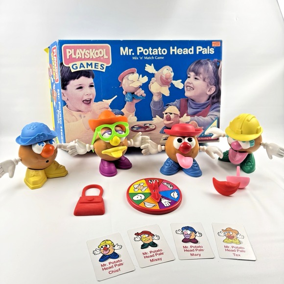 Playskool Other - COMPLETE Playskool Games Mr. Potato Head Pals‎ Mix Match Game 1995 VINTAGE